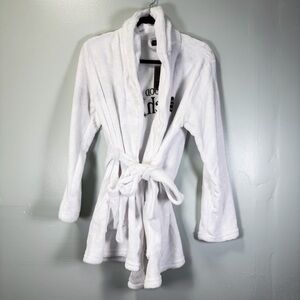 Spooky Night “Good Witch” White Plush Bathrobe Sz Med NWT